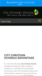 Mobile Screenshot of citychristianschool.com